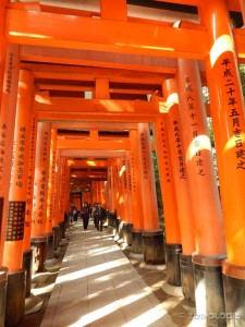 Fushimi-Inari-Taisha hram, dio od njegovih 32000 Torii-ja