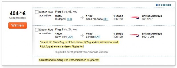 Budimpešta >> San Francisco -- New York >> London