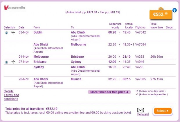 Dublin >> Brisbane >> Minhen