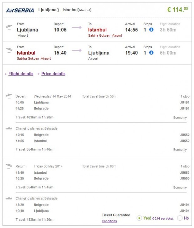 Ljubljana >> Istanbul >> Ljubljana