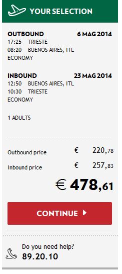 Trst >> Buenos Aires >> Trst