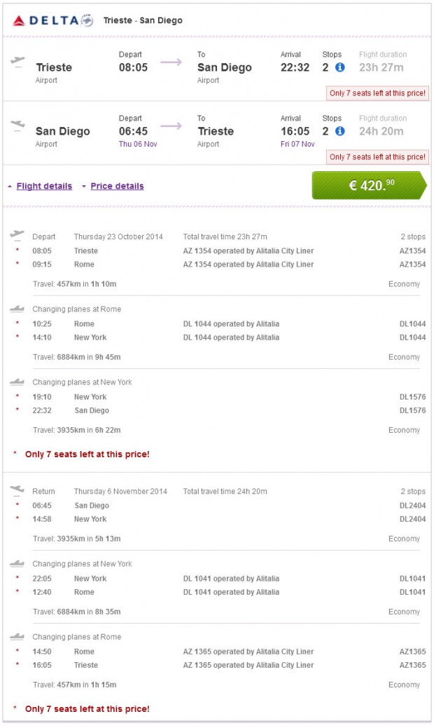 Trst >> San Diego >> Trst