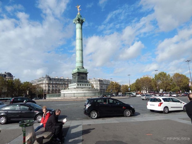 Place de la Bastille - trg na mjestu nekadašnjeg zloglasnog zatvora