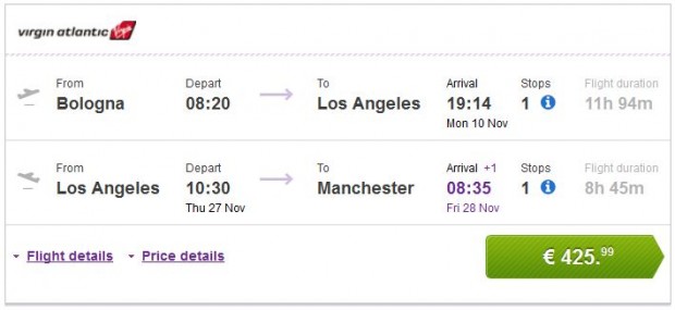 Bolonja >> Los Angeles >> Manchester