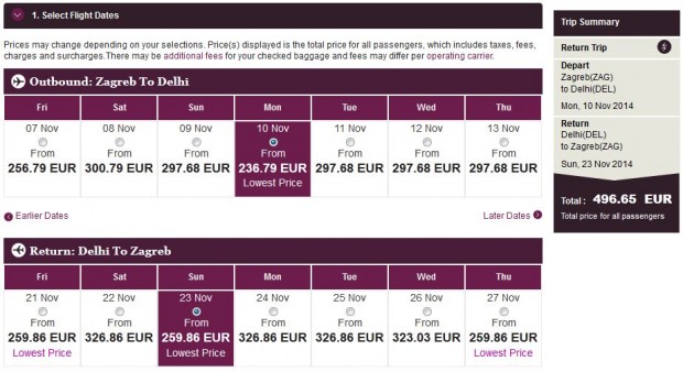 Zagreb >> Delhi >> Zagreb