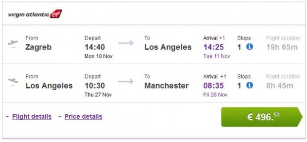 Zagreb >> Los Angeles >> Manchester