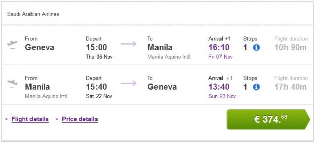 Ženeva >> Manila >> Ženeva