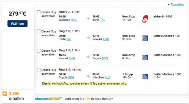 Minhen >> Bogota >> Minhen