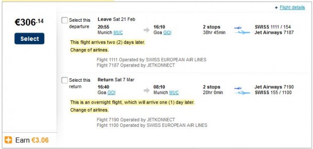 Minhen >> Goa >> Minhen