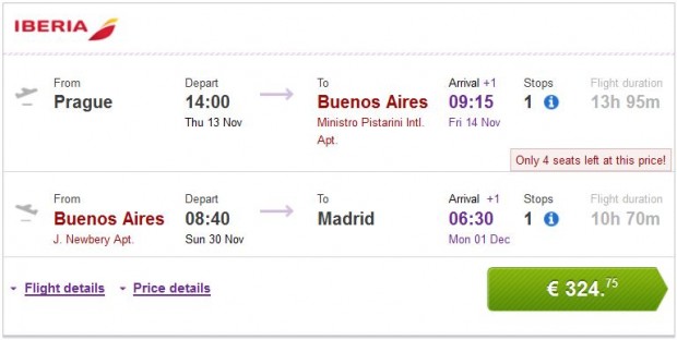 Prag >> Buenos Aires >> Madrid