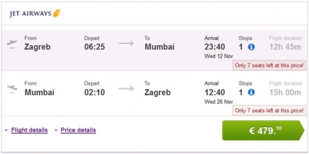 Zagreb >> Mumbai >> Zagreb