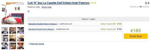 Cult 'N' Sea La Casetta Dell'Artista Hotel Palermo***