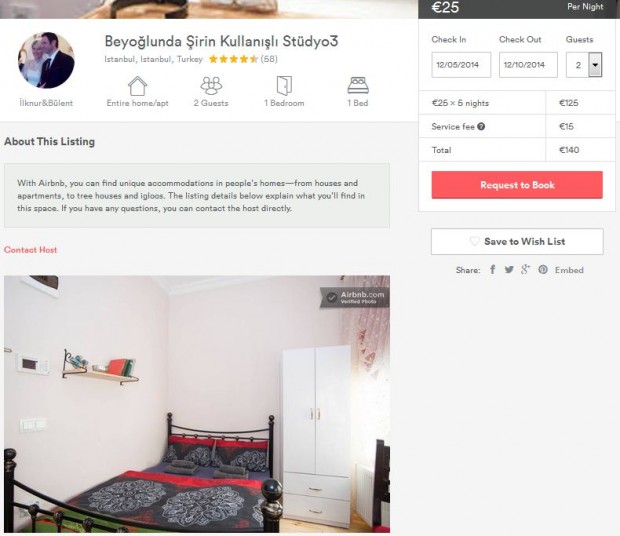 Stan u centru Istanbula