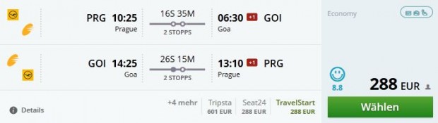 Prag >> Goa >> Prag