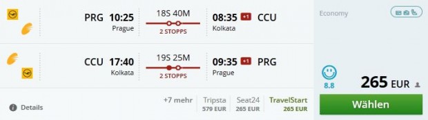 Prag >> Kolkata >> Prag
