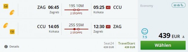 Zagreb >> Kolkata >> Zagreb