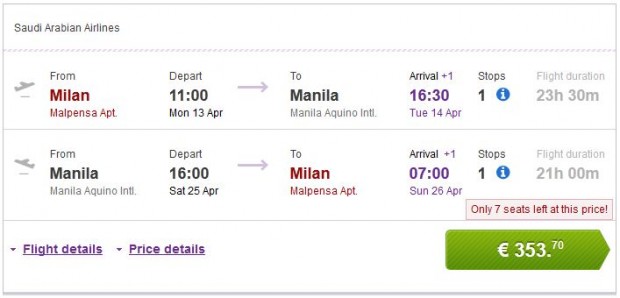 Milano >> Manila >> Milano