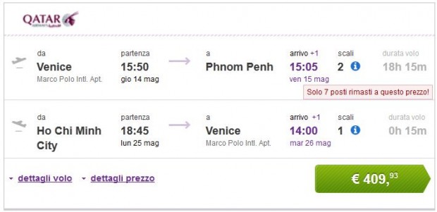 Venecija >> Phnom Penh -- Ho Chi Minh City >> Venecija