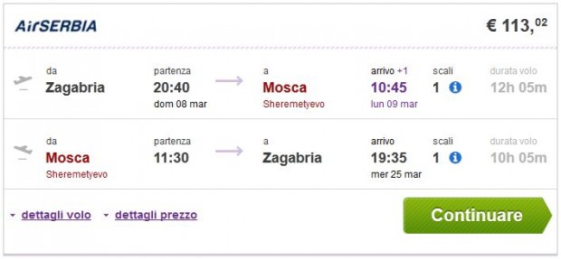 Zagreb >> Moskva >> Zagreb