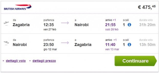 Zagreb >> Nairobi >> Zagreb