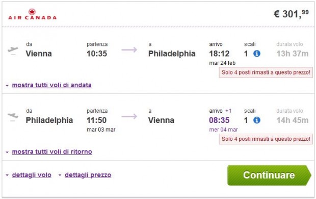 Beč >> Philadelphia >> Beč