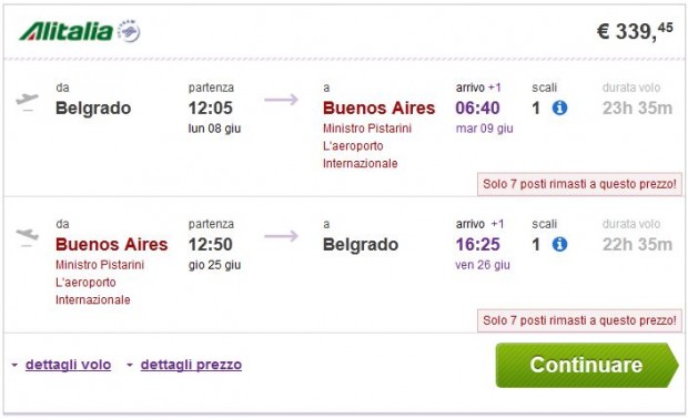 Beograd >> Buenos Aires >> Beograd