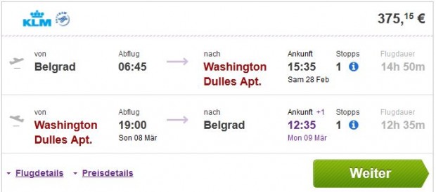 Beograd >> Washington >> Beograd