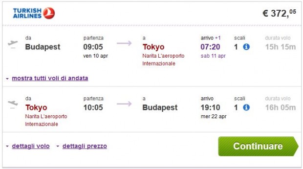 Budimpešta >> Tokio >> Budimpešta
