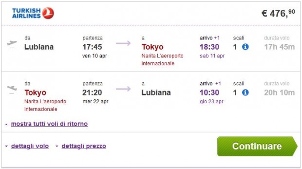 Ljubljana >> Tokio >> Ljubljana