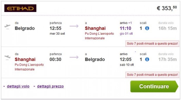Beograd >> Shanghai >> Beograd