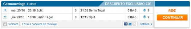 Split >> Berlin >> Split, Viajar stranice
