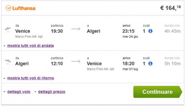 Venecija >> Alžir >> Venecija