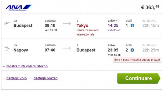 Budimpešta >> Tokio -- Nagoya >> Budimpešta