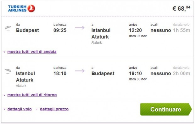 Budimpešta >> Istanbul >> Budimpešta
