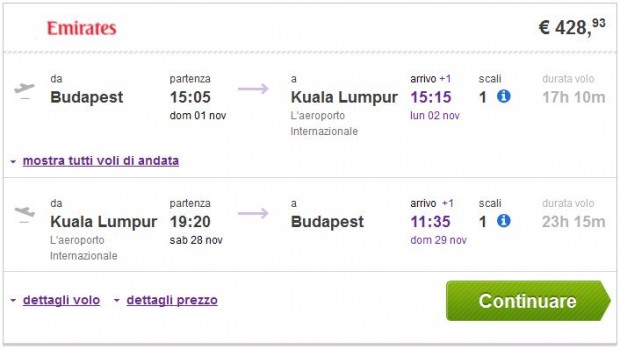 Budimpešta >> Kuala Lumpur >> Budimpešta
