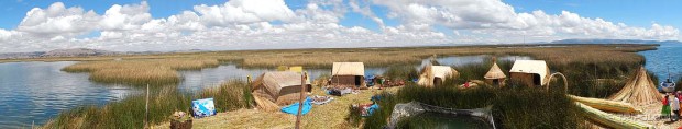 Plutajući otoci Uros na jezeru Titicaca