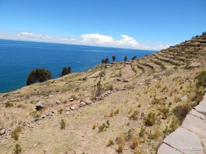 Otok Taquile, put prema vrhu