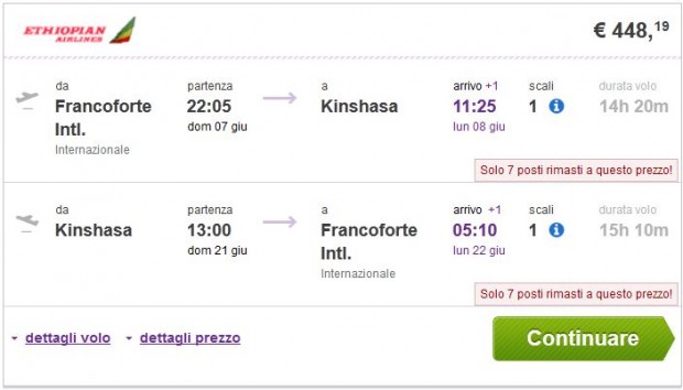 Frankfurt >> Kinshasa >> Frankfurt