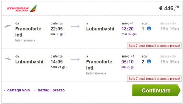 Frankfurt >> Lubumbashi >> Frankfurt
