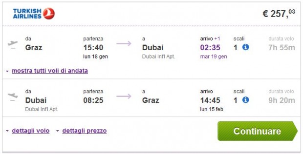 Graz >> Dubai >> Graz