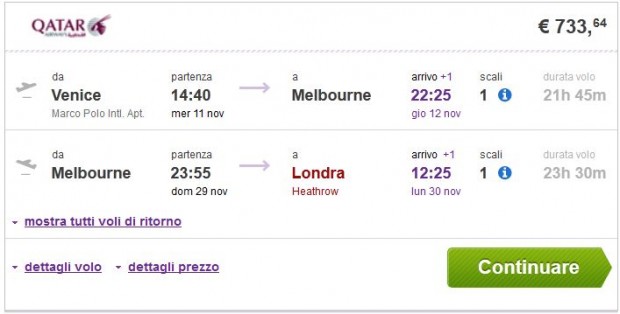 Venecija >> Melbourne >> London