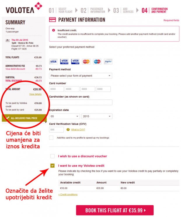 Iskoristite popust pri kupovini karte