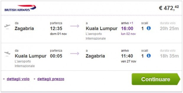 Zagreb >> Kuala Lumpur >> Zagreb