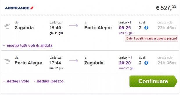 Zagreb >> Porto Alegre >> Zagreb