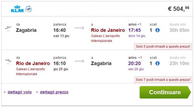 Zagreb >> Rio de Janeiro >> Zagreb