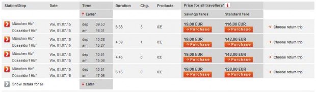 Minhen >> Dusseldorf