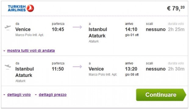 Venecija >> Istanbul >> Venecija