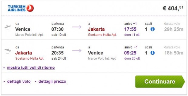 Venecija >> Jakarta >> Venecija