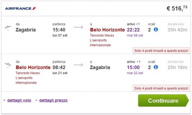 Zagreb >> Belo Horizonte >> Zagreb