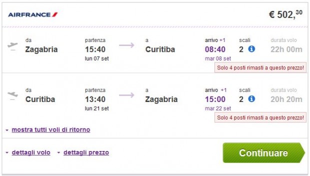 Zagreb >> Curitiba >> Zagreb